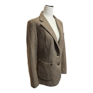 Vintage houndstooth wool jacket. ***M/L***